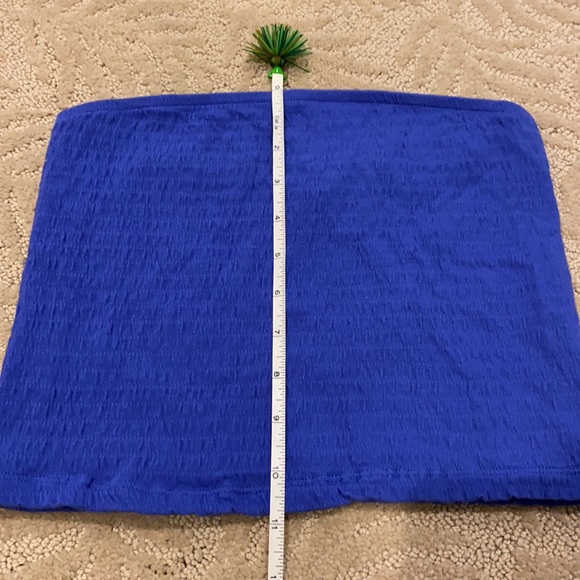 NWOT American Eagle Tube Top Blue Small - Picture 9 of 9